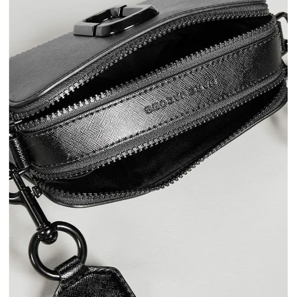 Black Leather Women's Bag - Picture 5 of 7